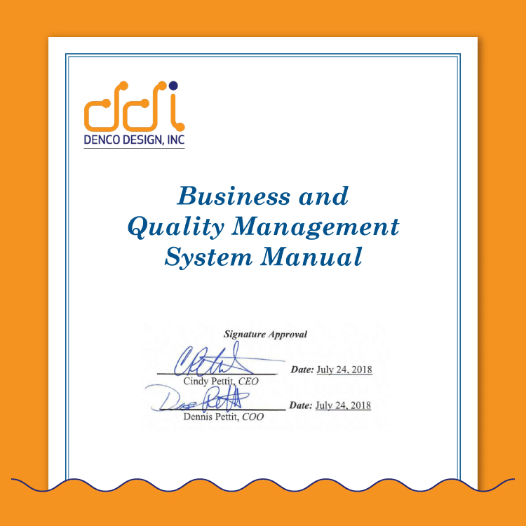 Denco Design Business Quality Management System