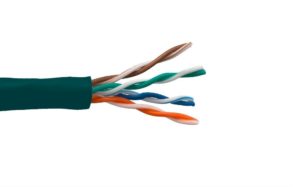 Cat. 5e UTP Solid Ethernet Bulk Cable 350MHz Green