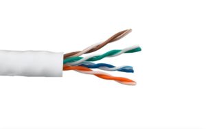 Cat. 5e UTP Solid Ethernet Bulk Cable 350MHz White