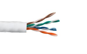 White Cat. 5e UTP Stranded Ethernet Bulk Cable