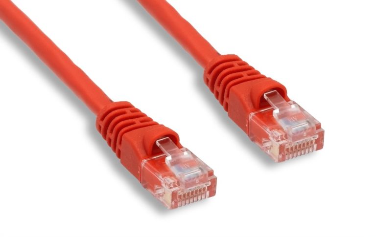 Red Crossover Cat 5e UTP Patch Cable