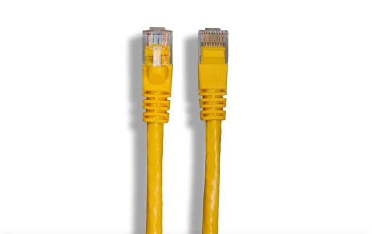 Yellow Color Cat 5e UTP Patch Cable