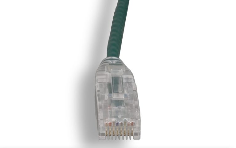 Green Slim Cat 6 UTP Patch Cable