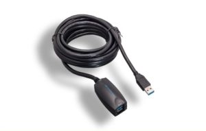 Black USB 3.0 Active Extension Cable