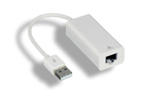 White USB 2.0 To Ethernet Converter
