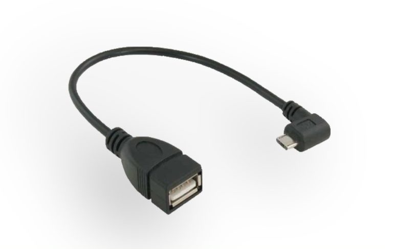 Black USB AF To Micro-BM OTG Adapter