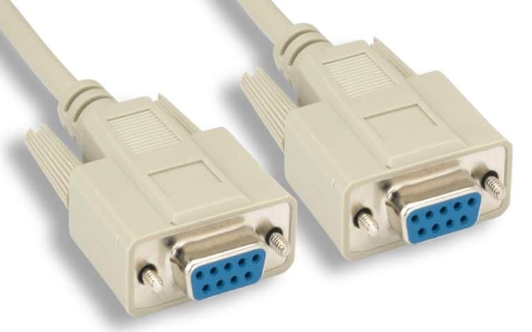 DB9 F / F Null Modem Cable