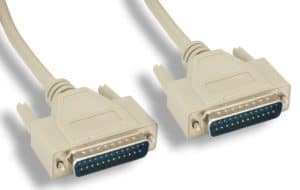 RS-232 DB25 M / M Serial Cable