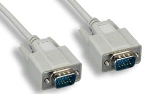 Standard VGA Cable M / M Beige Color