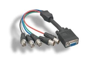 VGA HD15 F To 5 BNC F High-Resolution Monitor Cable