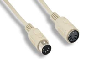 DIN5 M/F AT Keyboard Extension Cable