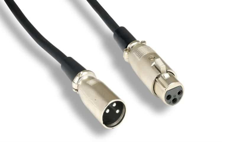 XLR M To F Microphone Cable
