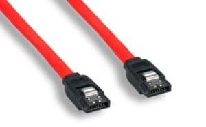 180 Degree 7 Pin W Latch Serial ATA Cable