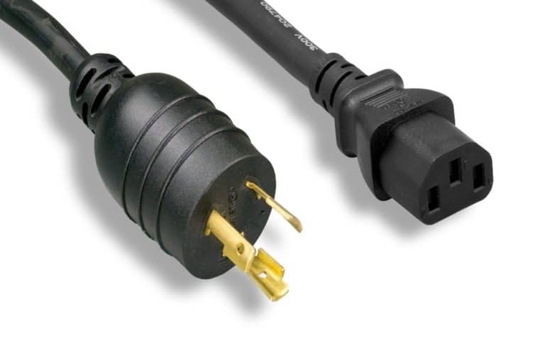 L6-20P / C13 High Voltage / High Current Power Cord