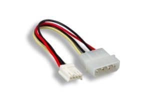 5.25" Male / 3.5" Female Internal DC Power Cable