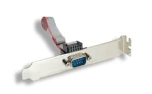 DB9 M To IDC10 F Serial Port Everex Cable With Bracket