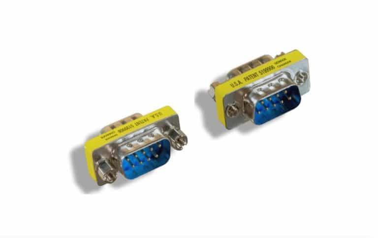 DB9 Male/Male Mini Gender Changer (Coupler
