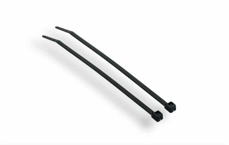 4in 18lbs Cable Ties, Black