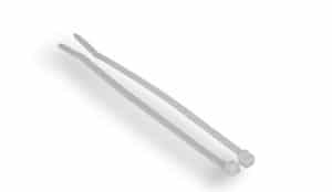 6in 30lbs Cable Ties, White