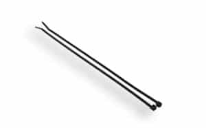 12in 50lbs Cable Ties, Black