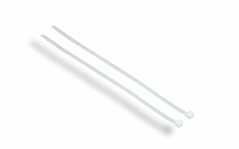 14in 50lbs Cable Ties, White