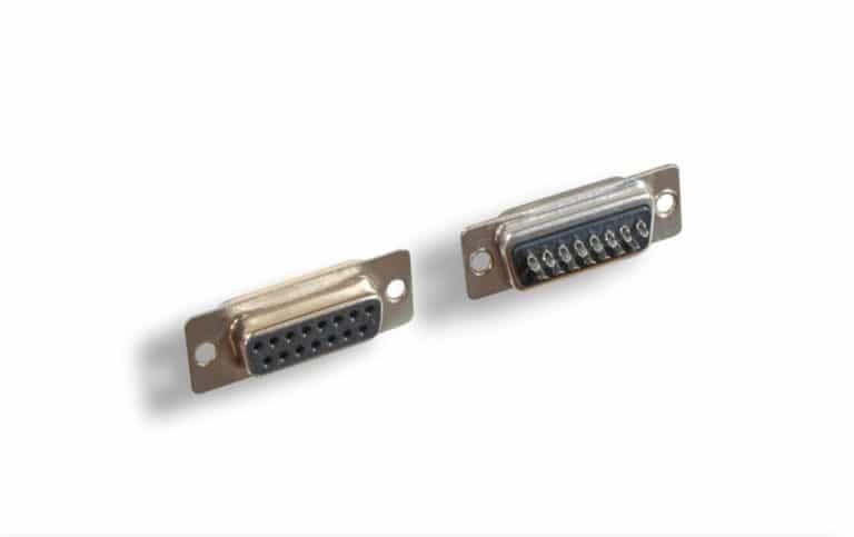 DB15F Solder Type Connector